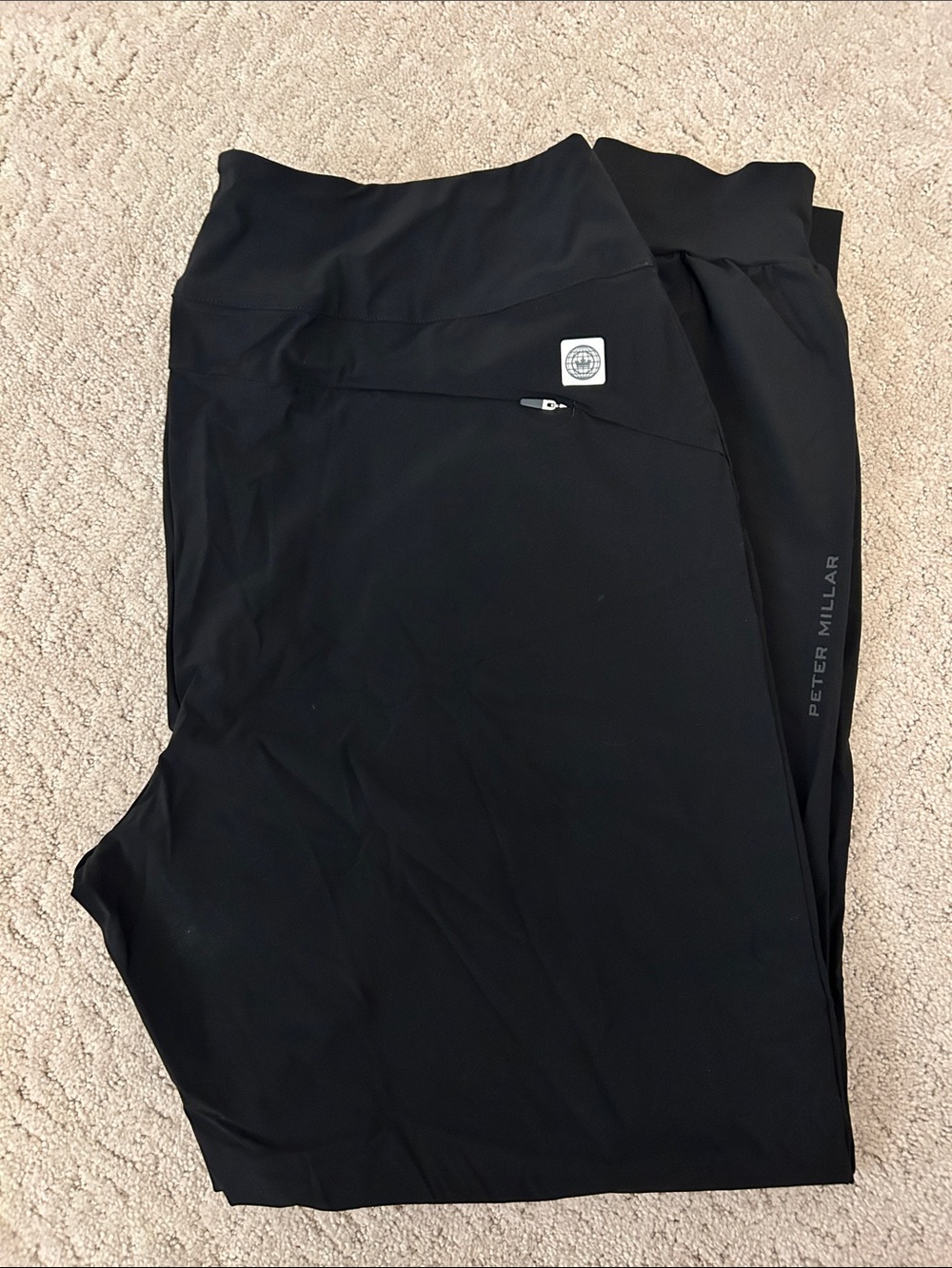 Peter Millar Black Athletic Performance Pants